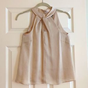 Ann Taylor spring/summer top, x small. Beige